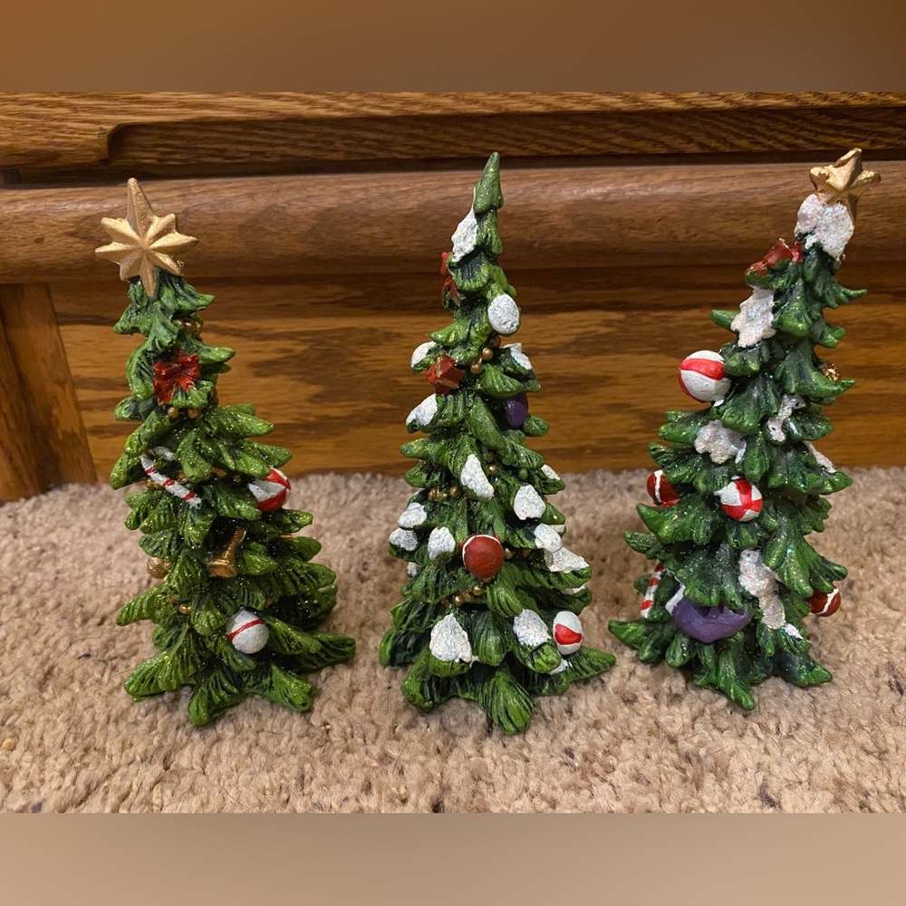 Christmas Tree 3 ornaments NWOT